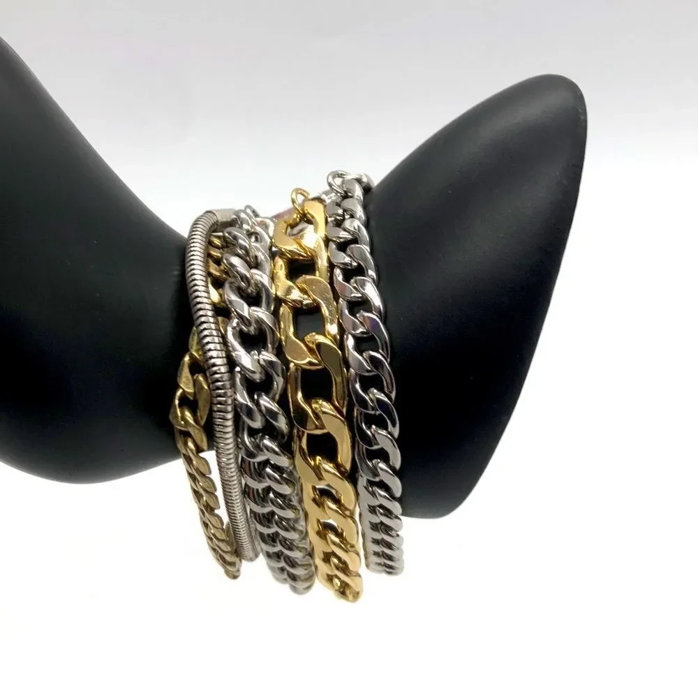 Jenny Bird Multi Mixed Chain Bracelet